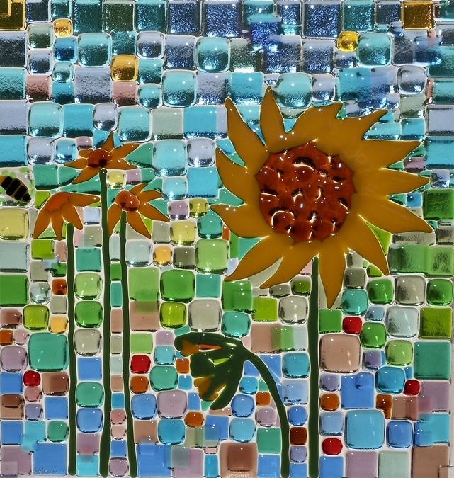 Sunflower Window Panel